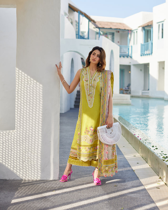 Liliana - Unstitched Lawn ‘24