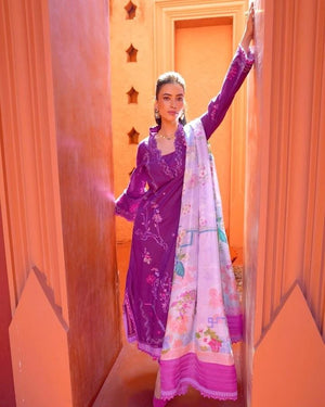 SUAY LAWN'24 MOANNA YURI PURPLE SKU: FTA-07-24