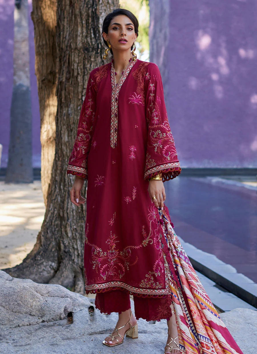 SUAY LAWN'24 ENZO RED SKU: FTA-02-24